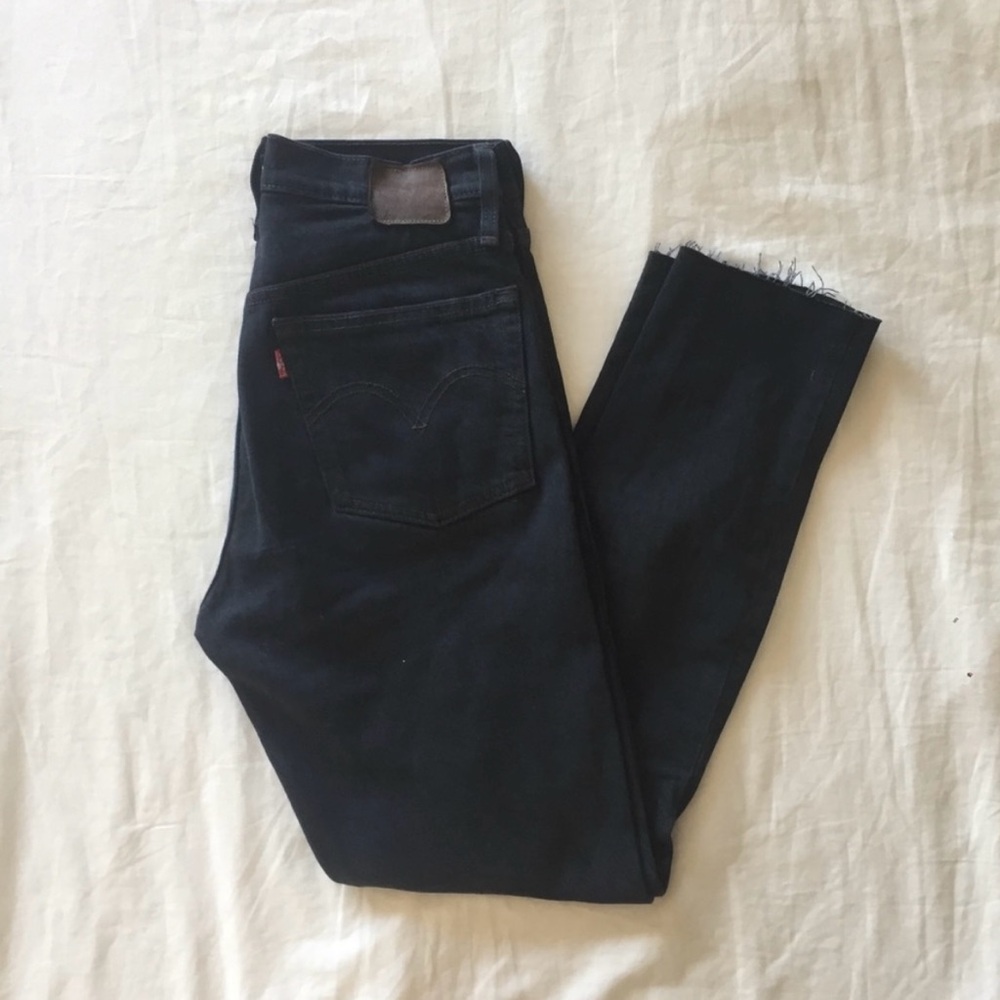 Levi's 501 S Black Cutoff Jeans slim fit